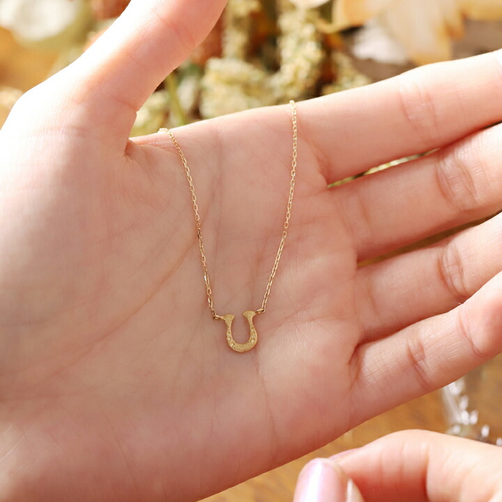 楽天市場】18金 ネックレス k18 レディース シンプル 馬蹄 ホース