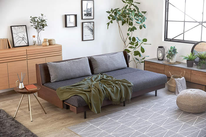 楽天市場】【☆開梱設置・送料無料！】 国産 ソファベッド ペース 幅