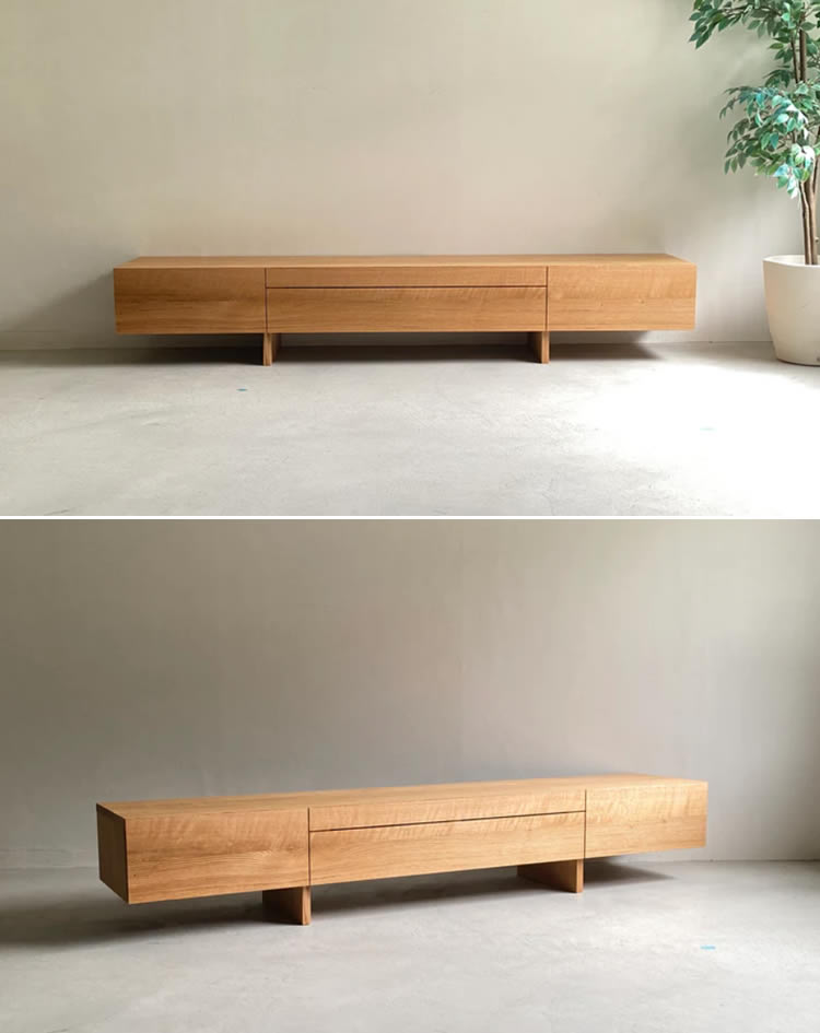 楽天市場】【送料無料】日本製 セミオーダー 幅200cm TVボード 高さ28