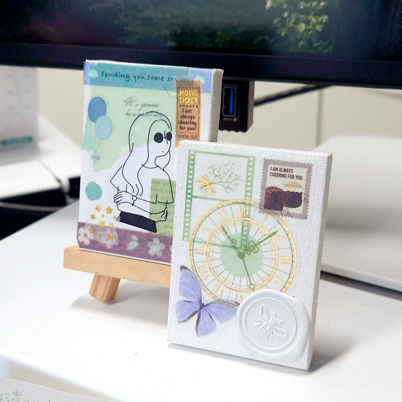 楽天市場】ミニキャンバス 50×70mm 無地【B級品】1個/5個 /10個/50個