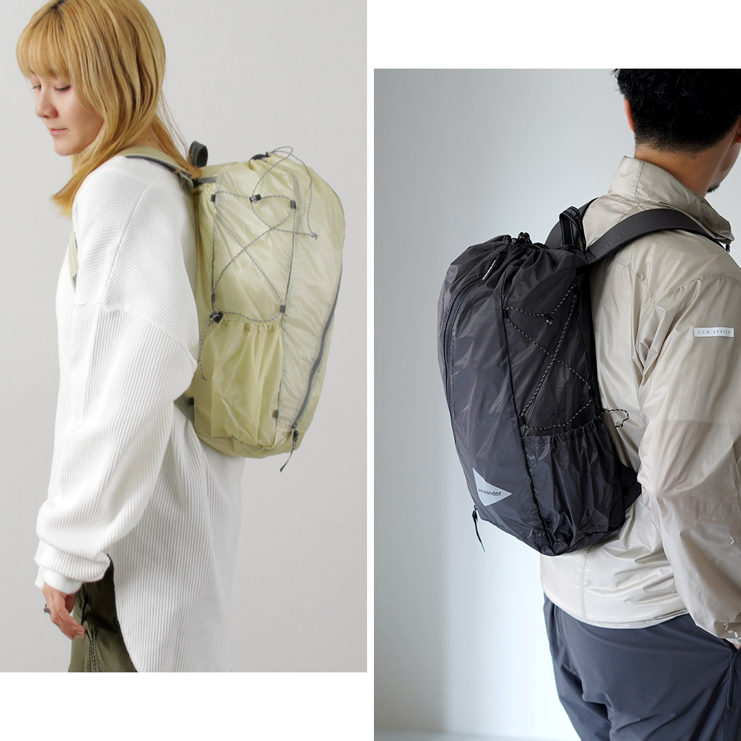 楽天市場】AND WANDER（アンドワンダー） シル デイパック / リュック