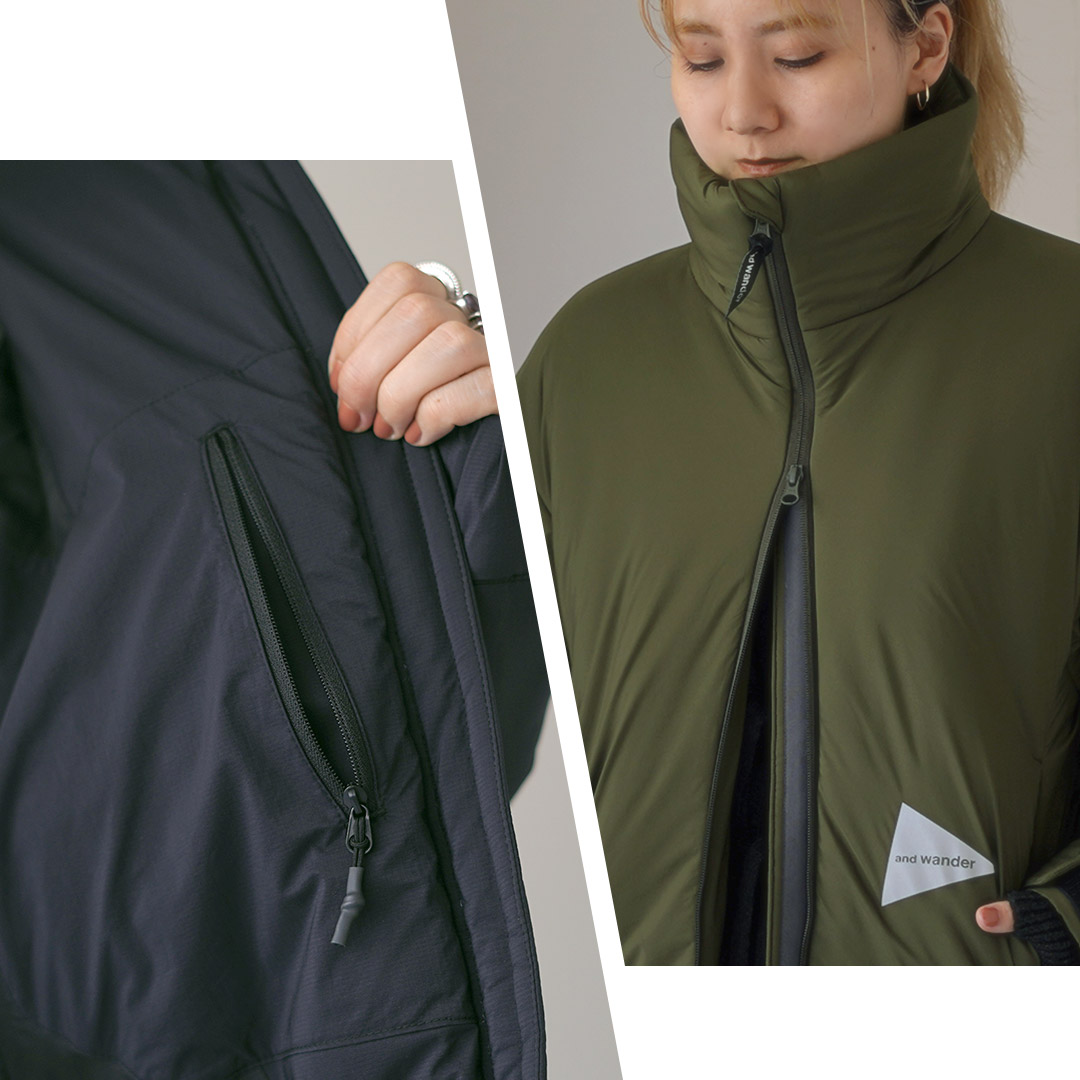 楽天市場】【30％OFF】AND WANDER（アンドワンダー） トップ フリース