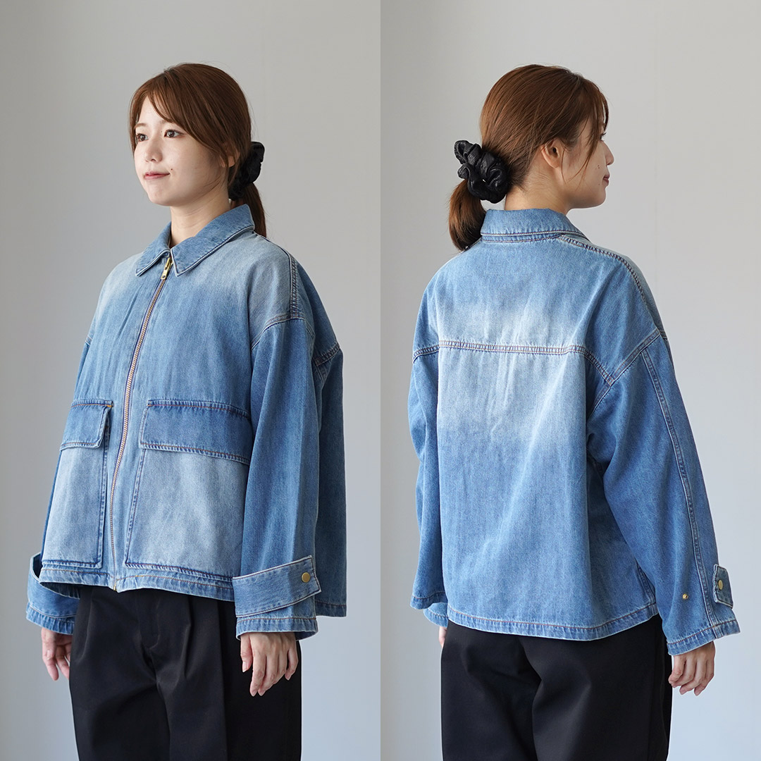 楽天市場】CYAN TOKYO（シアン トーキョー） BIGポケット デニムZIP