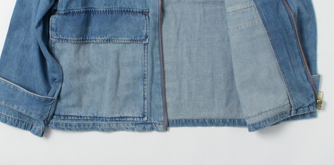 楽天市場】CYAN TOKYO（シアン トーキョー） BIGポケット デニムZIP