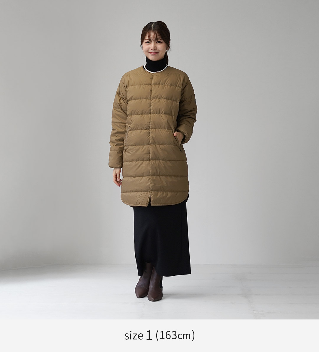 楽天市場】ORCIVAL（オーシバル） ラウンドネック ロング ダウンコート