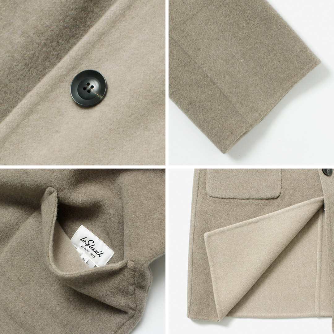 楽天市場】LE GLAZIK（ル グラジック） リバーシブル カラーレスコート