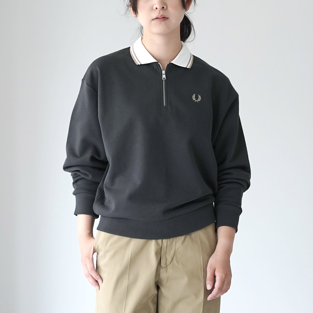 楽天市場】【20％OFF】FRED PERRY（フレッドペリー） ジップ ネック