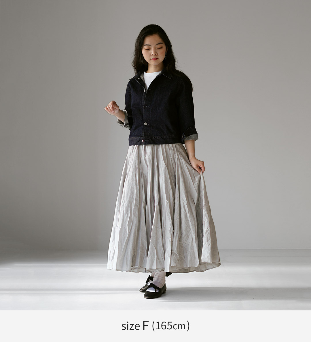 楽天市場】mizuiro ind（ミズイロインド） ボリューム フレア スカート