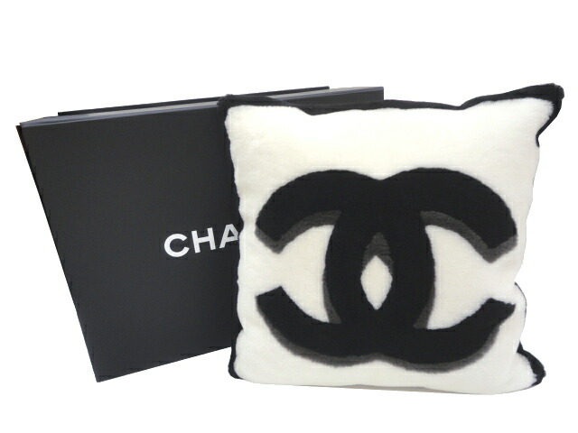 楽天市場】【新品】【未使用品】CHANEL シャネル CCロゴクッション