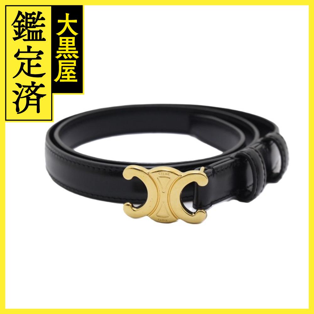 楽天市場】CELINE セリーヌ スモール トリオンフ ベルト 70 45AX63A01