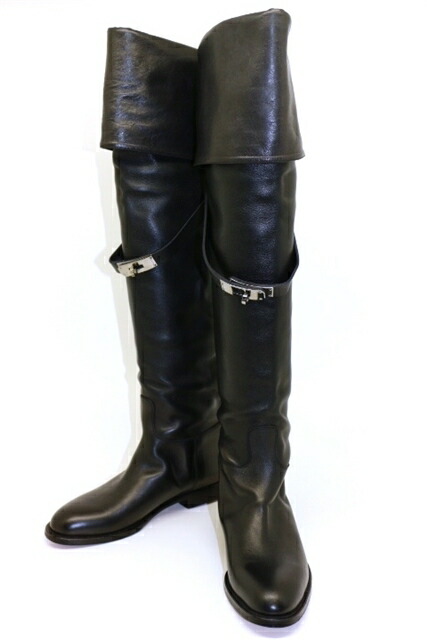 楽天市場】【送料無料】HERMES エルメス ロングブーツ ニーハイブーツ