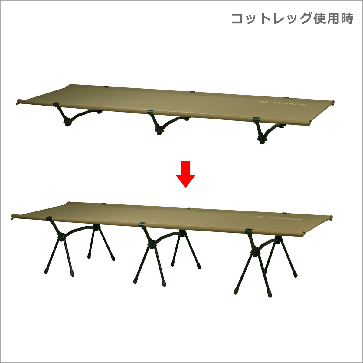 楽天市場】【ポイント5倍 3/5】ヘリノックス コットワン