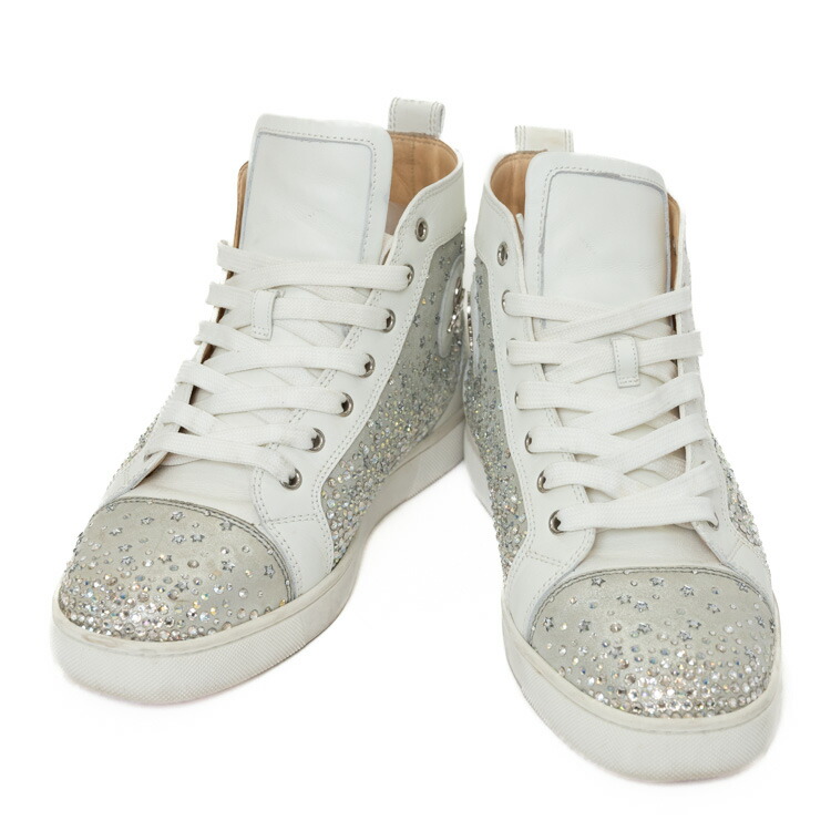 楽天市場】【美品】 CHRISTIAN LOUBOUTIN LOUIS ハイカット スニーカー