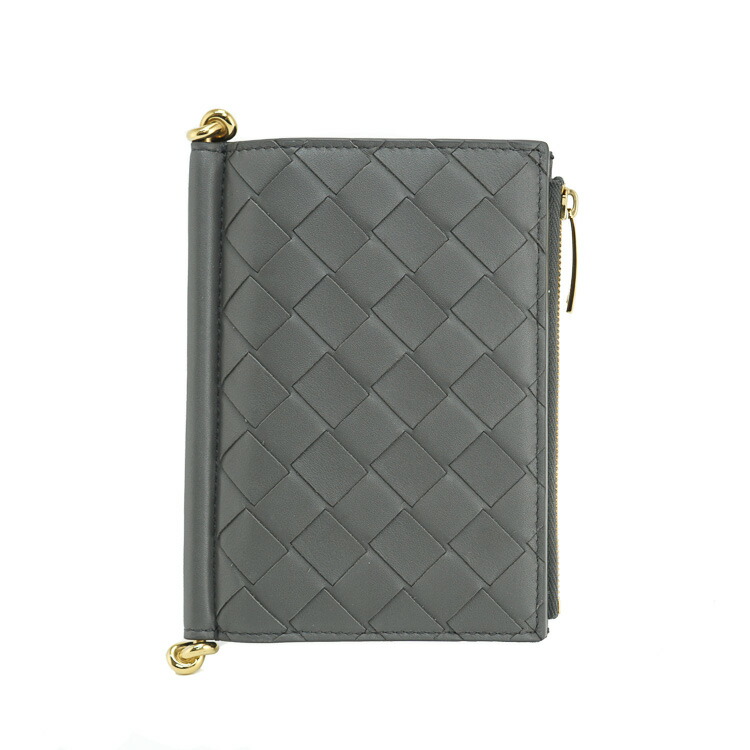 楽天市場】ボッテガヴェネタ 二つ折り財布 グレーの通販