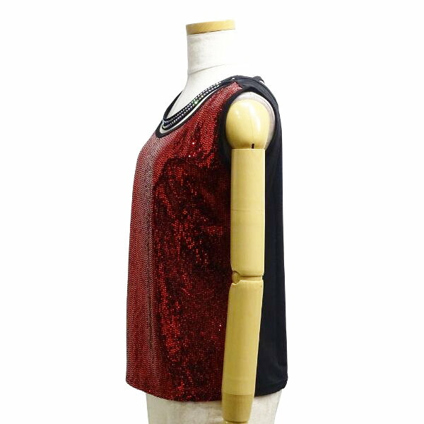 楽天市場】MAX スパンコールタンクトップ 11-32153 M-Lサイズ レッド