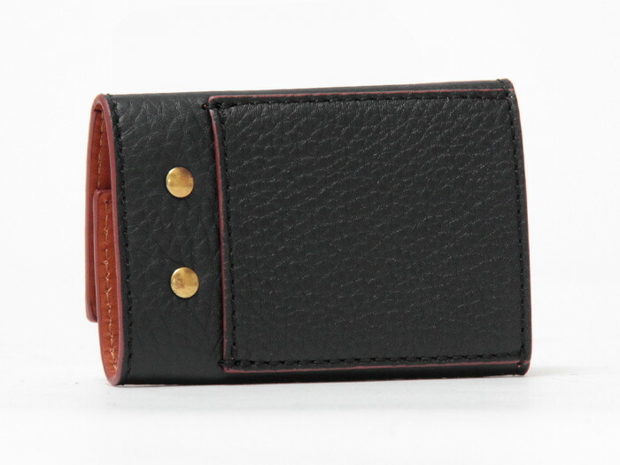 フェリージFelisiサフィアーノレザーキーケース黒ブラック【965/1