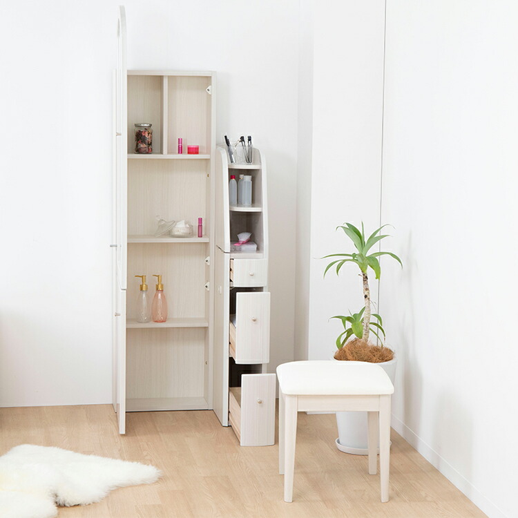 楽天市場】【50%OFF 3/3 20時~】 ドレッサー 姿見 スリム コンセント