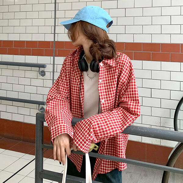 楽天市場】柄シャツ チェック柄 ギンガムチェック チェックシャツ 犬