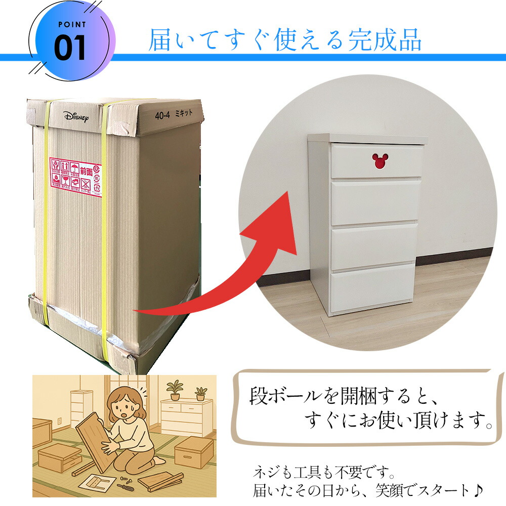 楽天市場】ミキット | ディズニー 家具 タンス 収納 ミッキー 取っ手