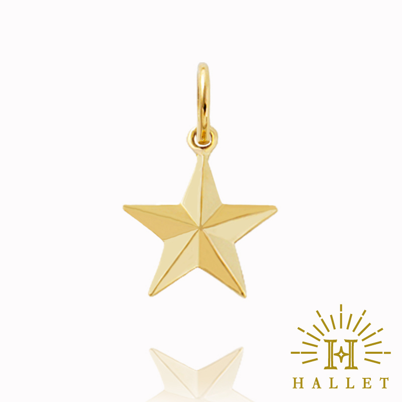 楽天市場】k18 ゴールド ネックレス ペンダントトップ 星 スター
