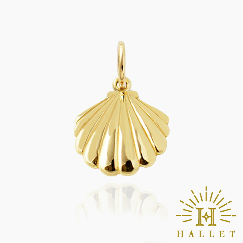 楽天市場】k18 ゴールド ネックレス ペンダントトップ 貝殻 シェル