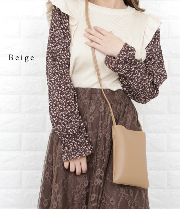 楽天市場】スクエア型 ポシェット ミニショルダーバッグ ポーチ 合皮