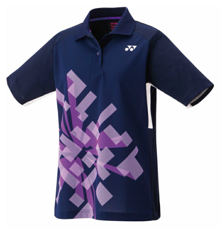 楽天市場】YONEX ヨネックス ウィメンズゲームシャツ ネイビーブルー O