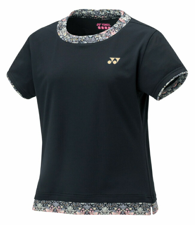 楽天市場】YONEX ヨネックス ウィメンズゲームシャツ ブラック XO