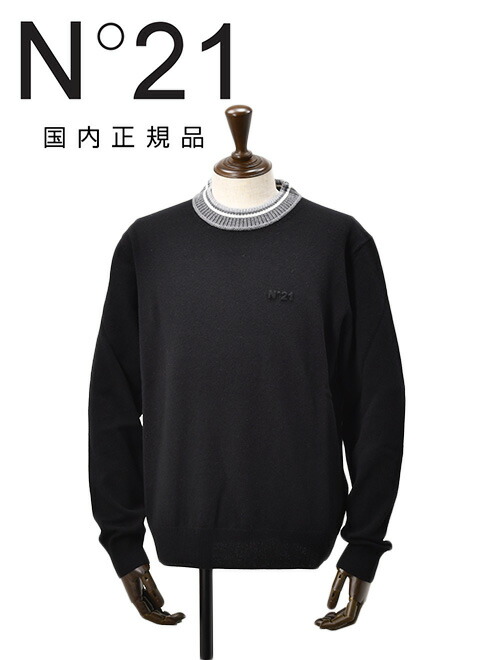 楽天市場】ヌメロ ヴェントゥーノ N°21 クルーネックニット メンズ