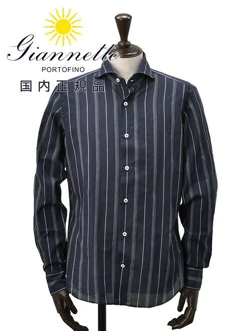 楽天市場】ジャンネット GIANNETTO 長袖カジュアルシャツ メンズ