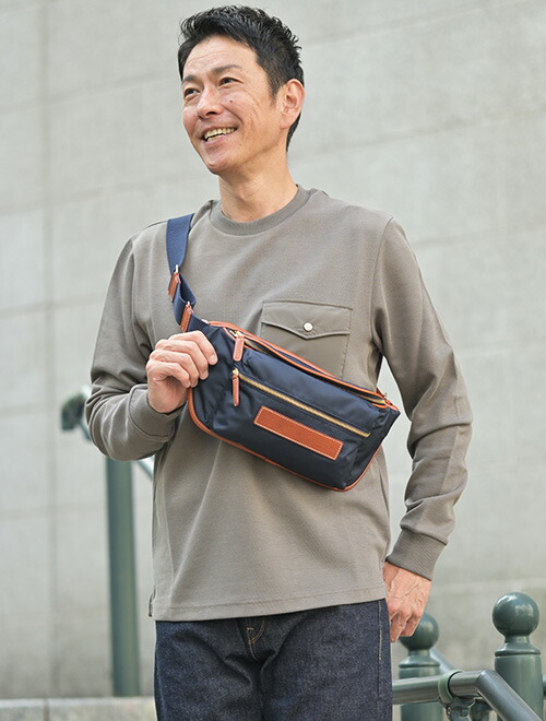 楽天市場】フェリージ felisi ウエストバッグ メンズ ナイロンボディ