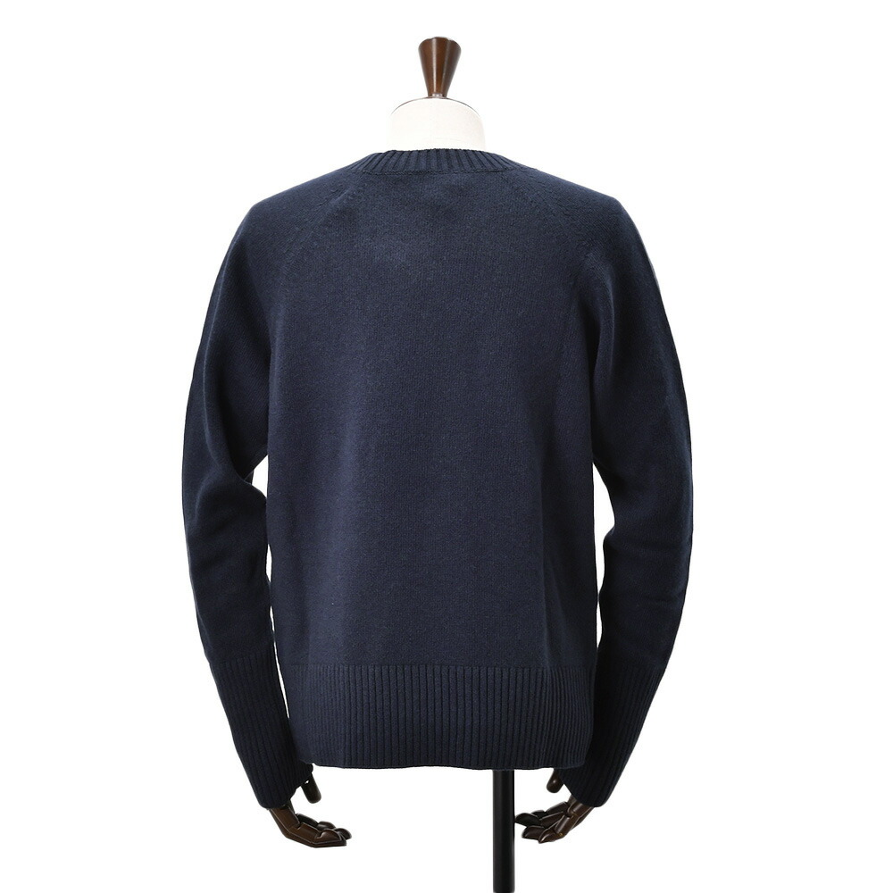 ヌメロヴェントゥーノ ニット セーター 毛100 袖ジップ ロゴ 長袖 楽天