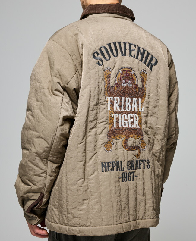 楽天市場】【ブランド直営】スーベニア 刺繍 キルト コーチ ジャケット