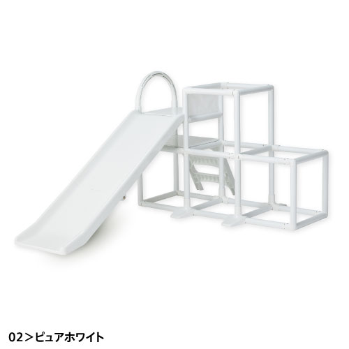 楽天市場】【すべり台 110cmロングスロープ+2段ジャングルジム