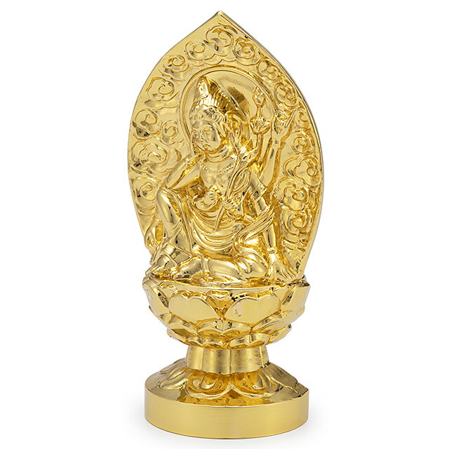 大巡礼願い事と金運の三面観音金のオルゴナイト 大巡礼願い事と金運の