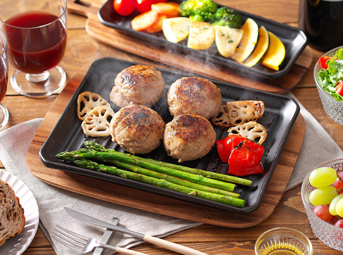 楽天市場】【楽天1位】 グリルプレート L 日本製 陶器 ブラウン