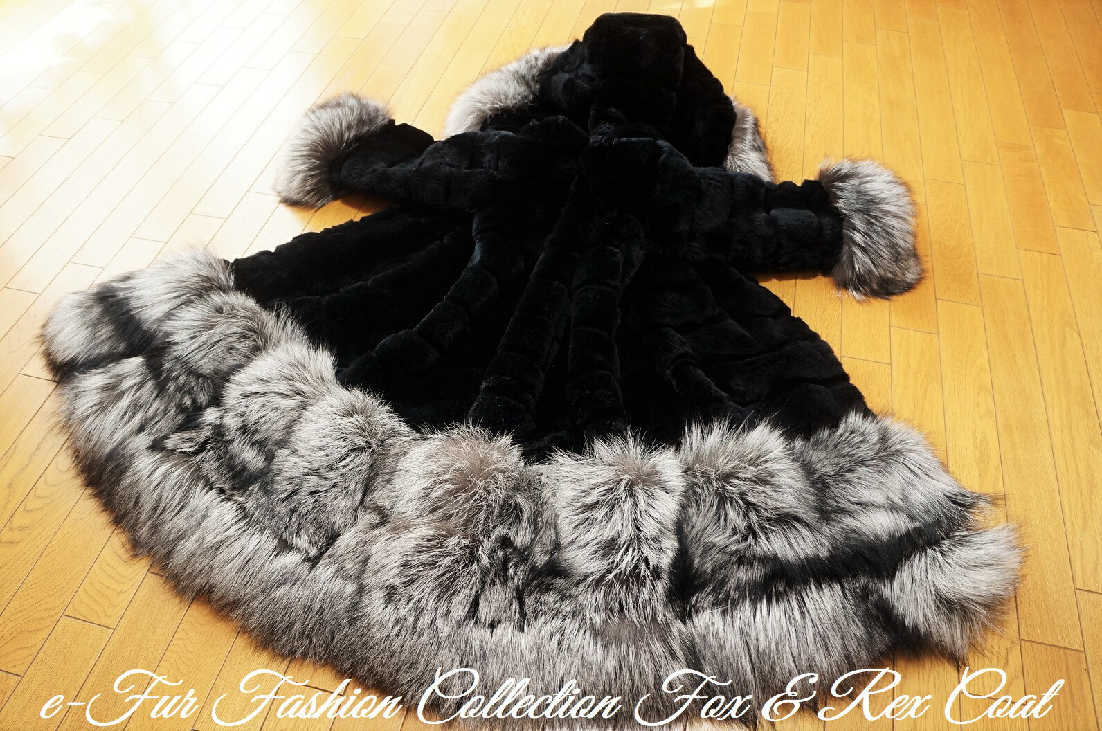 楽天市場】シルバーフォックスファー＆レッキスリアルファーコート