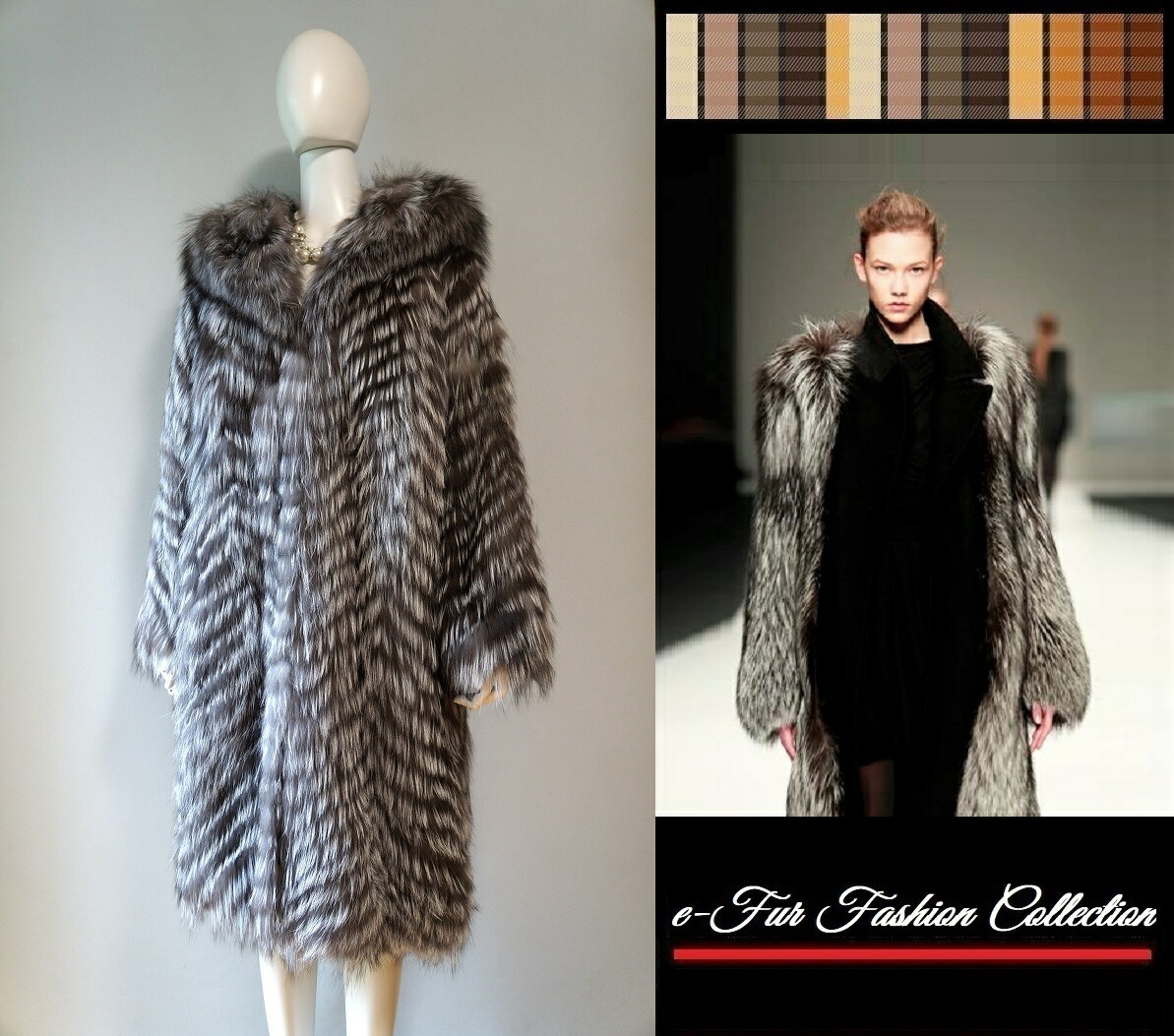 楽天市場】セレブリティなシルバーフォックス毛皮ファーコート