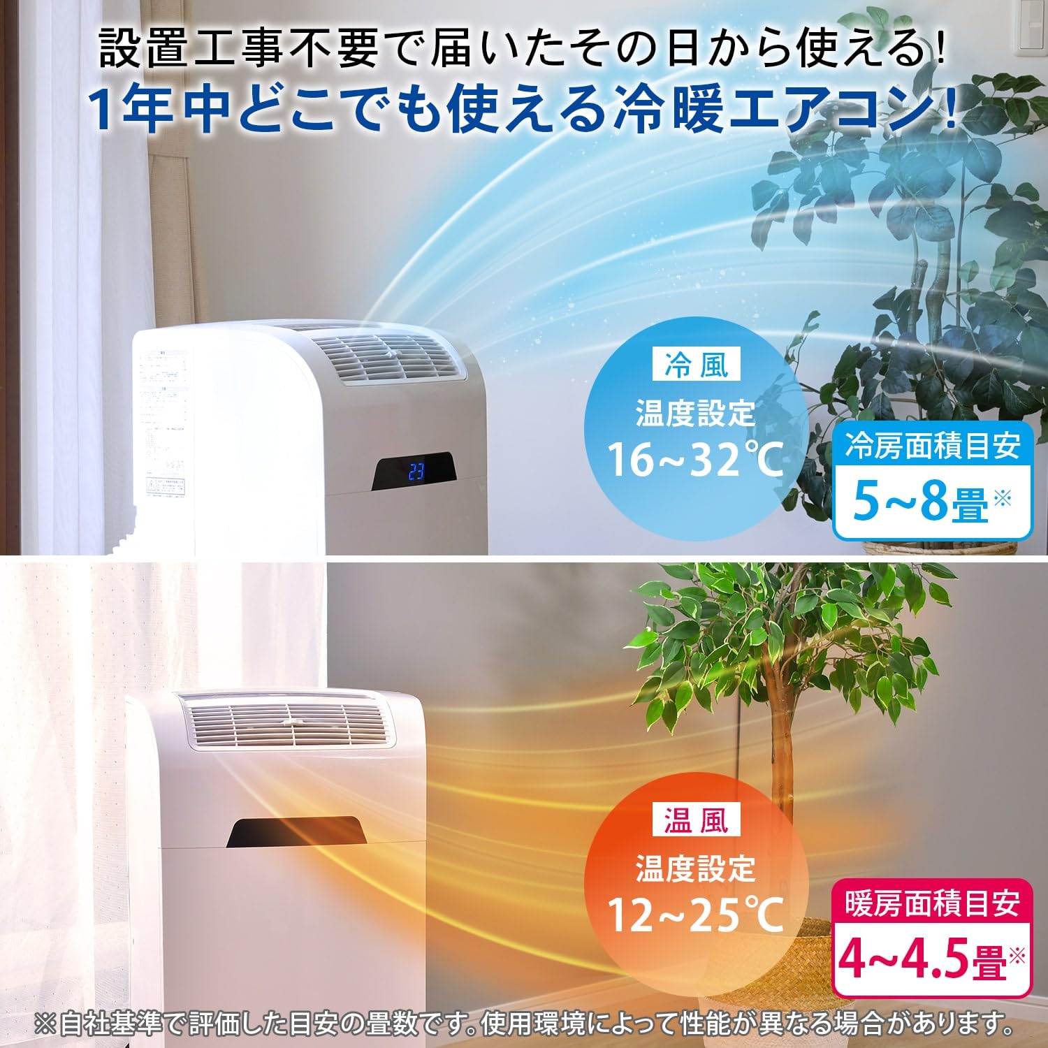 J807 NAKATOMI 移動式エアコン スポットクーラー 2023年製 J807