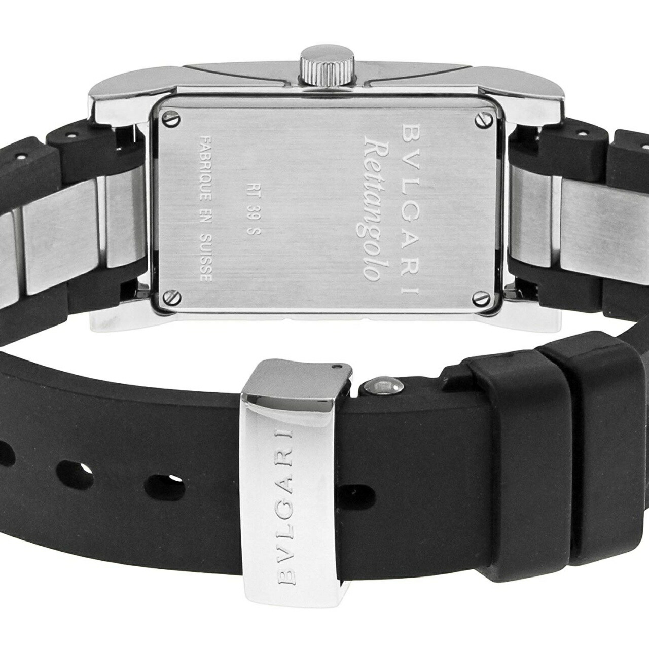 楽天市場】BVLGARI ブルガリ 腕時計 レッタンゴロ ラバーブレス RT39SV