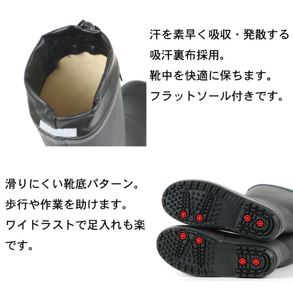 楽天市場】長靴 キッズ ジュニア《弘進ゴム》サンスフィールドJ2835