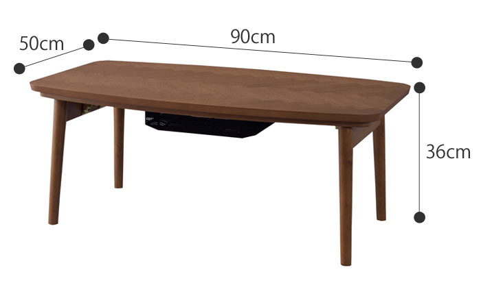 楽天市場】《東谷》こたつテーブル 90×50 折れ脚 折りたたみ 折り畳み