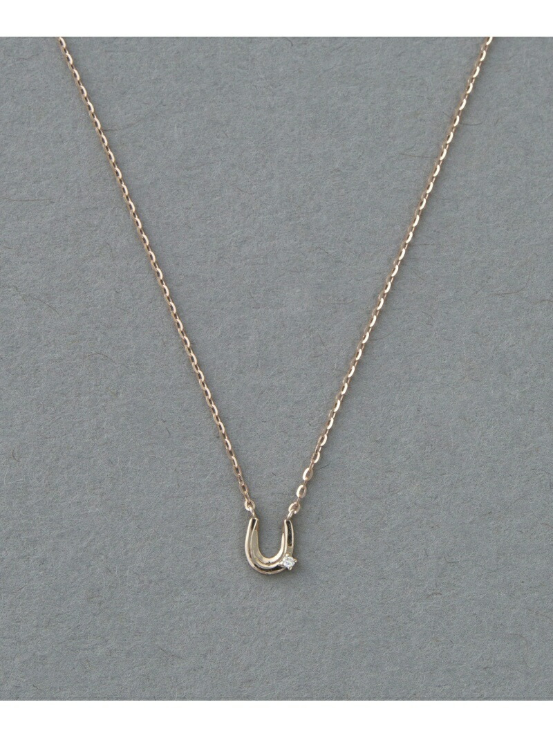 楽天市場】[シェア] K10MPG ダイヤモンド ホースシュー ネックレス ete