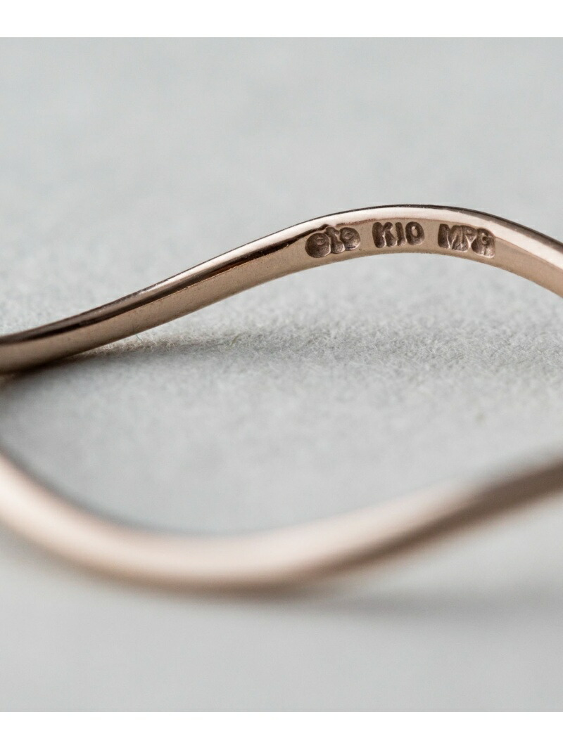 楽天市場】[レイヤード] K10 ウェーヴ リング ete エテ アクセサリー