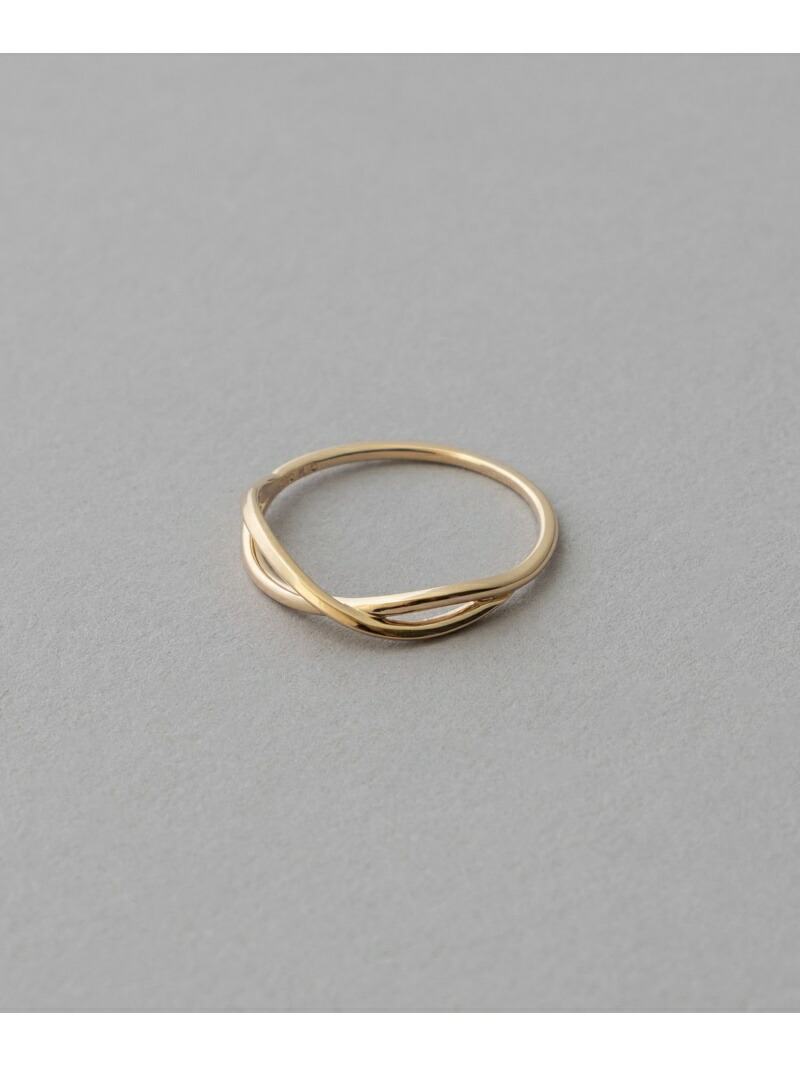 楽天市場】[レイヤード] K10YG クロス リング ete エテ アクセサリー