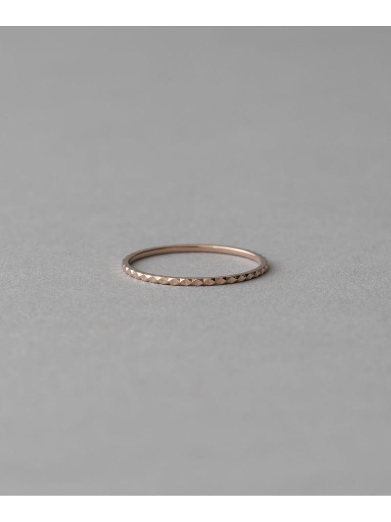 楽天市場】[クレール]K18MPG スタッズカット リング ete エテ