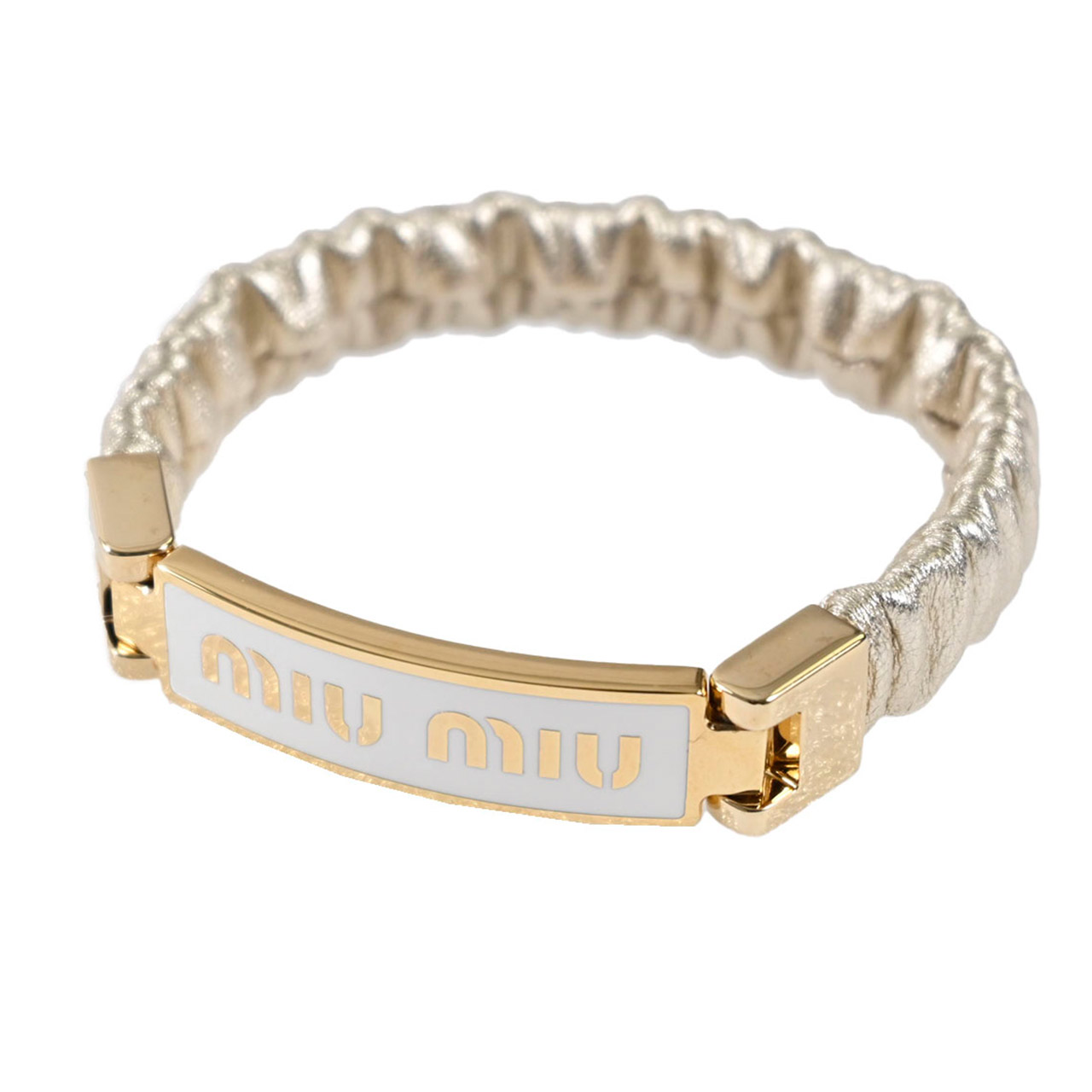 楽天市場】ミュウミュウ MIUMIU ブレスレット 5IB425 2F32 01 SOLE