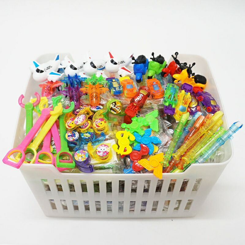 楽天市場】わくわくおもちゃ詰め合わせ 約200名様用 カゴ付き