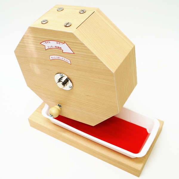 楽天市場】500球用 木製ガラポン ラッキー抽選器 国産 [玉305球付(金