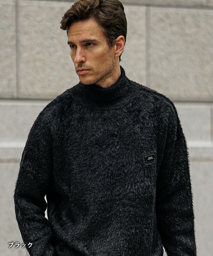 楽天市場】タートルネック ニット メンズ ブランド モヘアニット